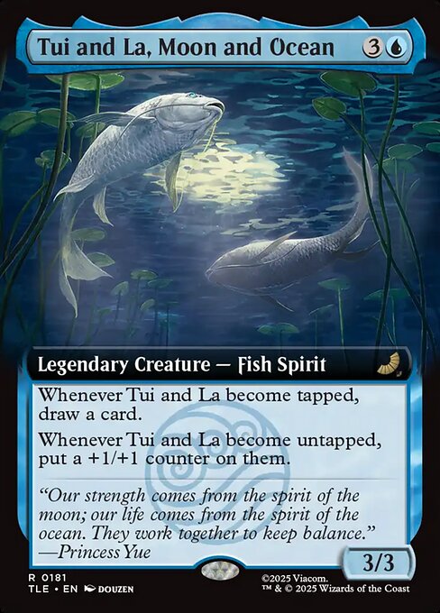 MTG Tui and La, Moon and Ocean [TLE 181] Foil