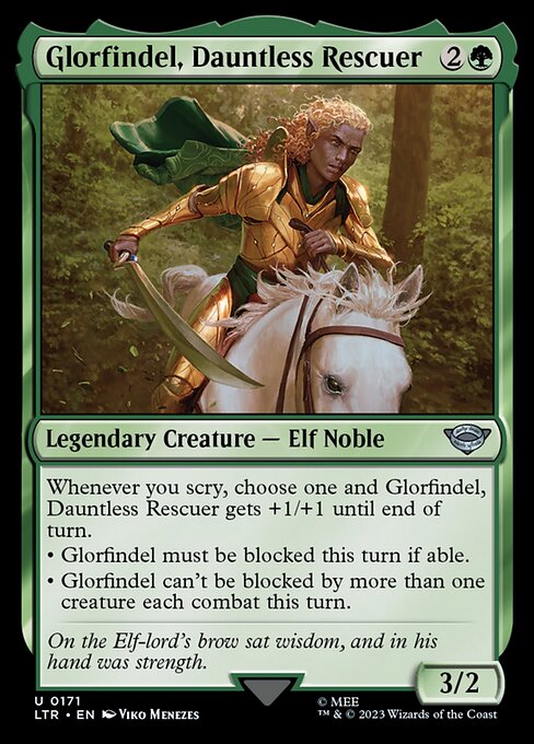 MTG Glorfindel, Dauntless Rescuer LTR 171 Regular Nonfoil