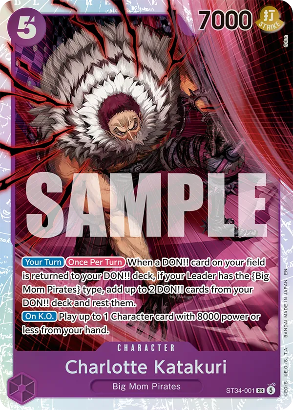 One Piece Card Game ST34-001 Charlotte Katakuri