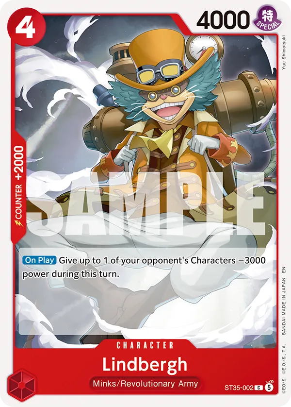 One Piece Card Game ST35-002 Lindbergh