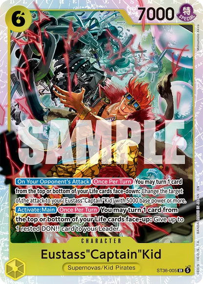 One PIece Card game ST36-005 Eustass Captain Kid