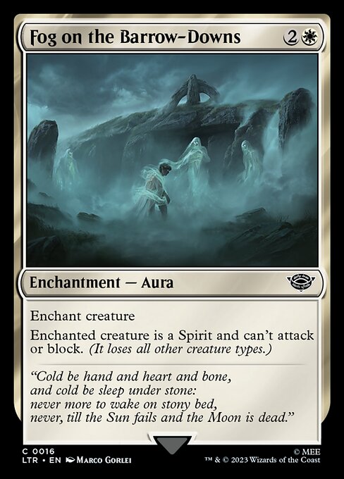 MTG Fog on the Barrow-Downs LTR 016 Regular Foil