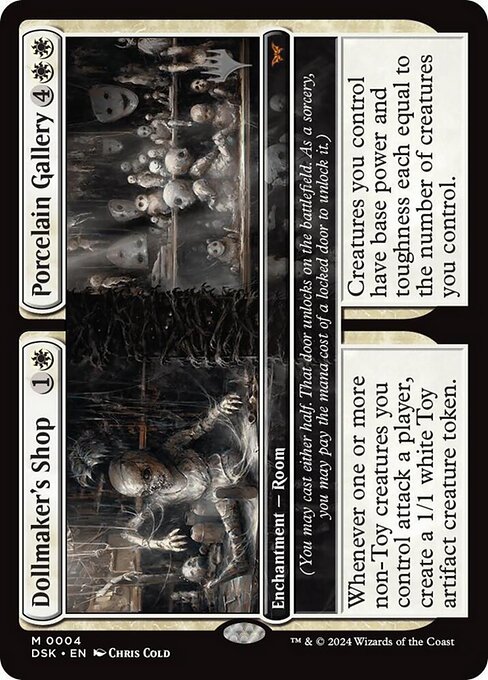 MTG Dollmaker's Shop // Porcelain Gallery PDSK 004p Promo Pack Nonfoil