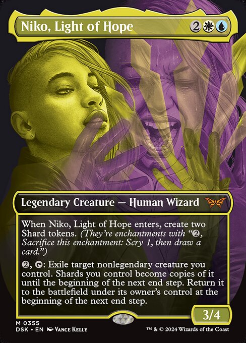 MTG Niko, Light of Hope DSK 355 Double Exposure Foil