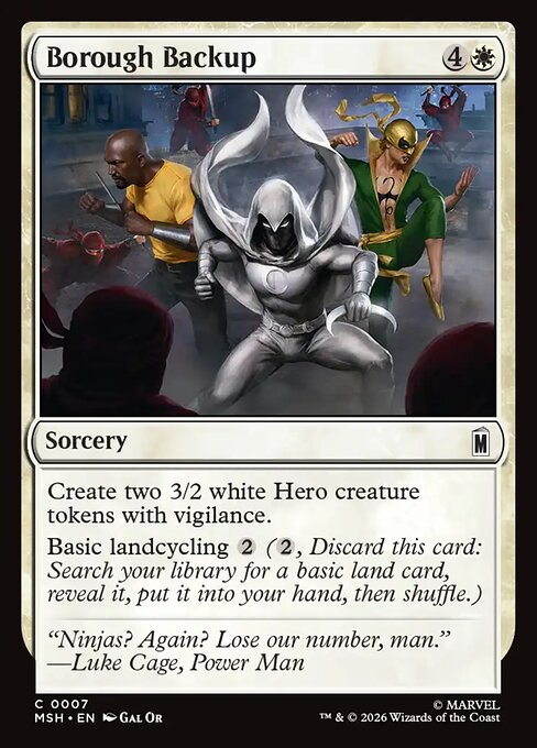MTG Borough Backup MSH 007 Regular Foil