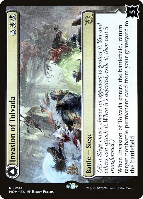 MTG Invasion of Tolvada // The Broken Sky PMOM 241s Prerelease Foil
