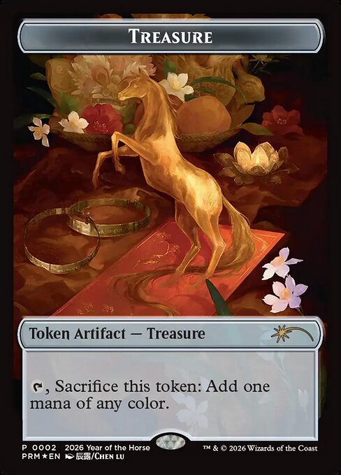 MTG Treasure Token PL26 002 Token Foil