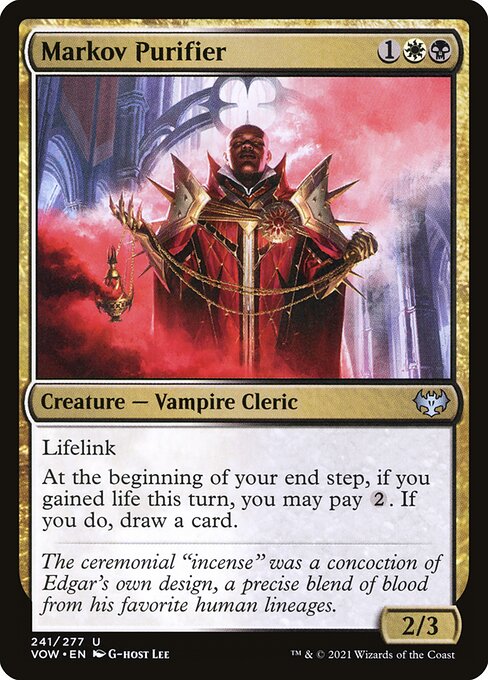 MTG Markov Purifier VOW 241 Standard Nonfoil front