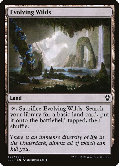 MTG Evolving Wilds CLB 352 Regular Foil