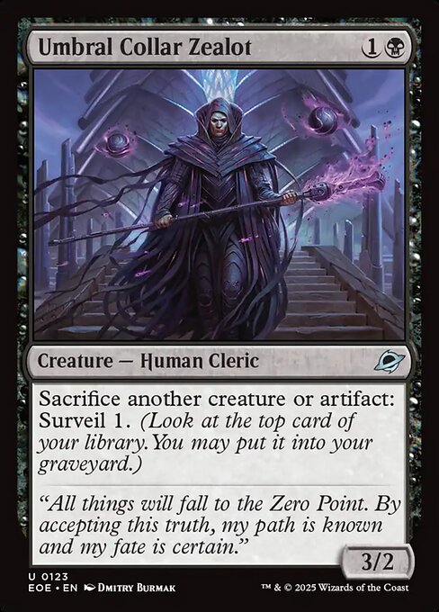 MTG Umbral Collar Zealot EOE 123 Regular Nonfoil