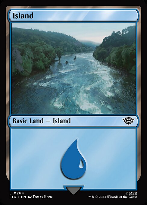 MTG Island LTR 264 Regular Foil