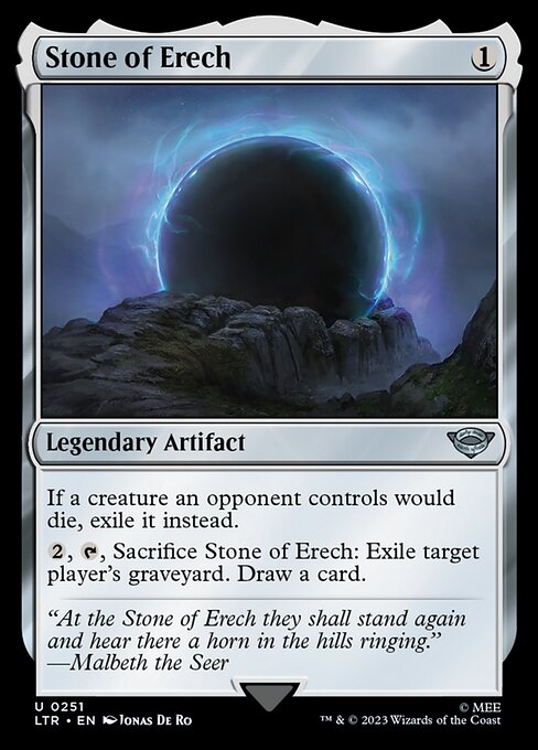 MTG Stone of Erech LTR 251 Regular Foil