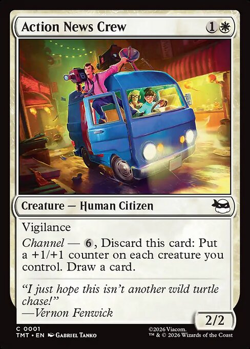 MTG Action News Crew TMT 001 Regular Foil