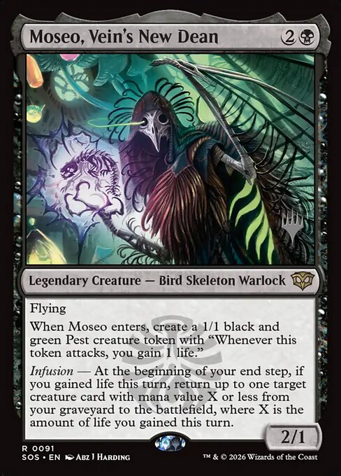 MTG Moseo, Vein's New Dean PSOS 091P Promo Pack Nonfoil