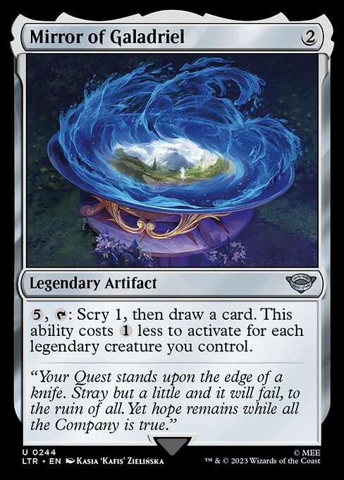 MTG Mirror of Galadriel LTR 244 Regular Foil