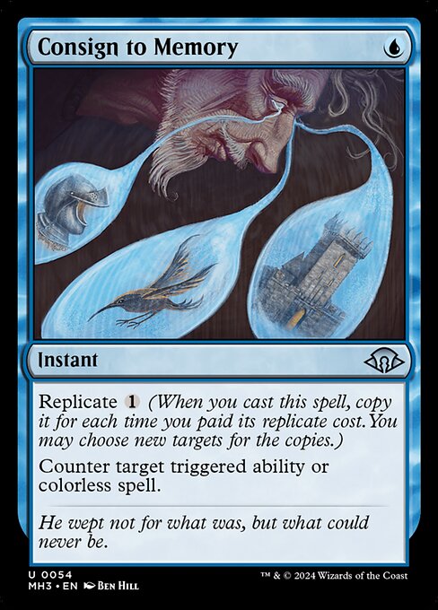 MTG Consign to Memory MH3 054 Regular Nonfoil