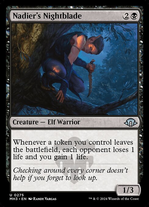MTG Nadier's Nightblade MH3 275 Regular Foil
