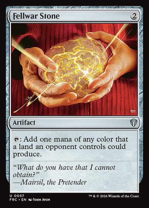 MTG Fellwar Stone FRC 057 Standard Nonfoil front