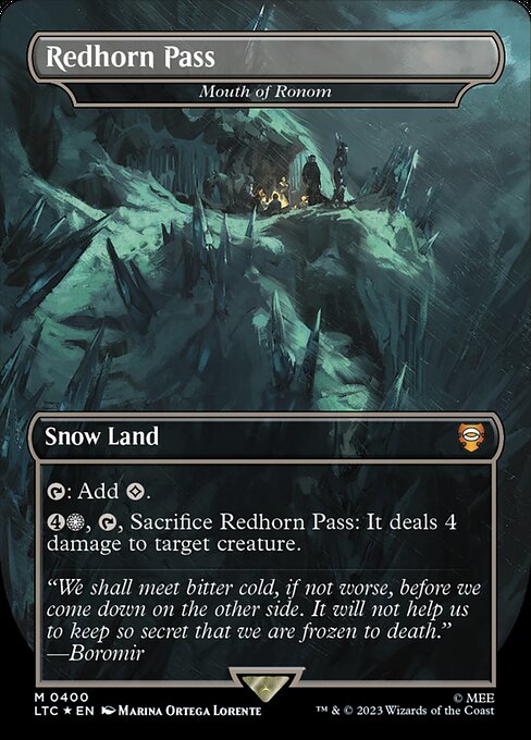 MTG Mouth of Ronom LTC 400 Showcase Ring Surge Foil