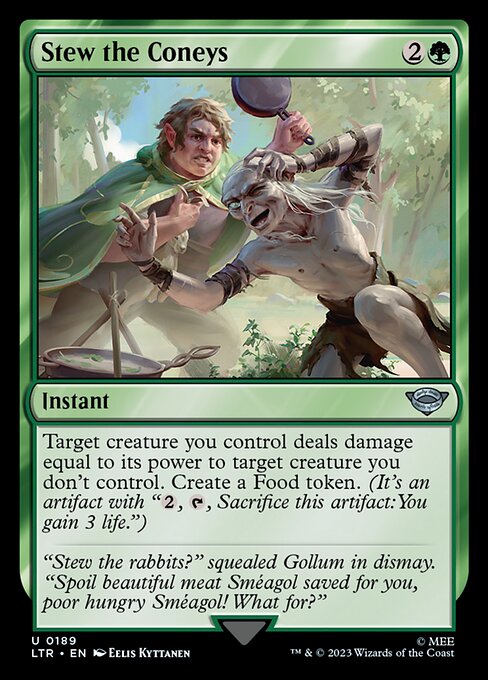 MTG Stew the Coneys LTR 189 Regular Foil