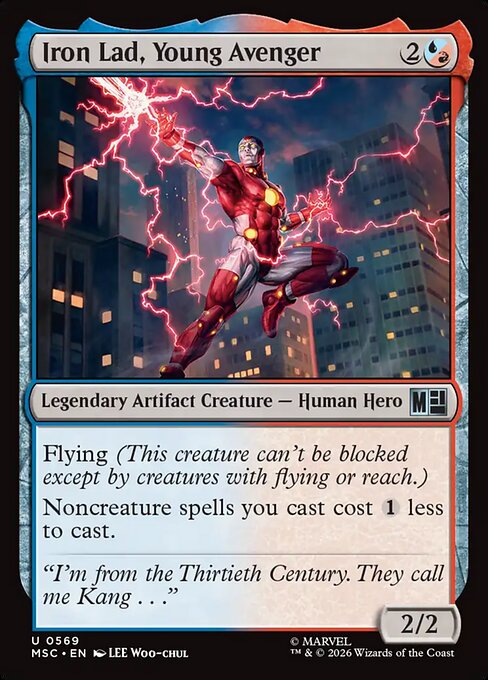 MTG Iron Lad, Young Avenger MSC 569 Regular Nonfoil