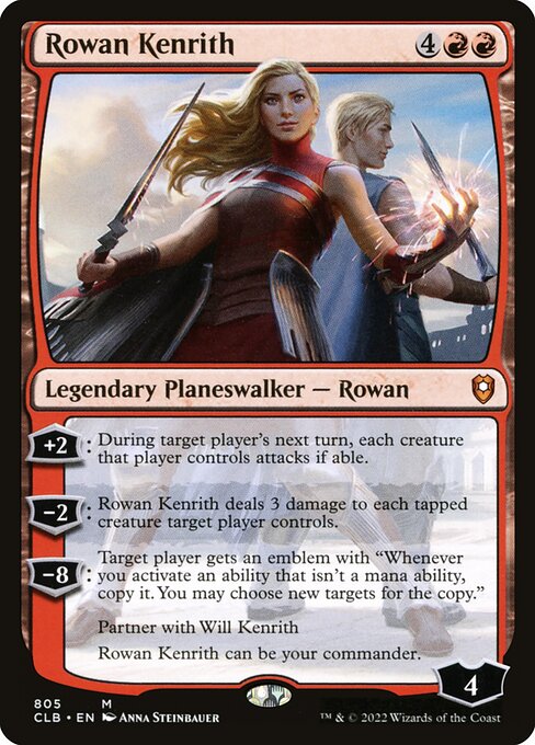 MTG Rowan Kenrith CLB 805 Commander Deck Nonfoil