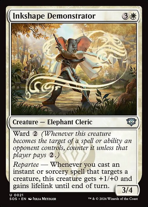 MTG Inkshape Demonstrator SOS 021 Regular Foil