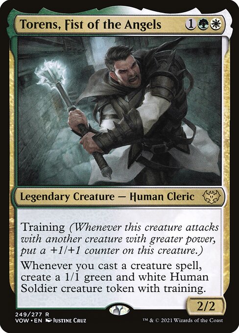 MTG Torens, Fist of the Angels VOW 249 Standard Nonfoil front
