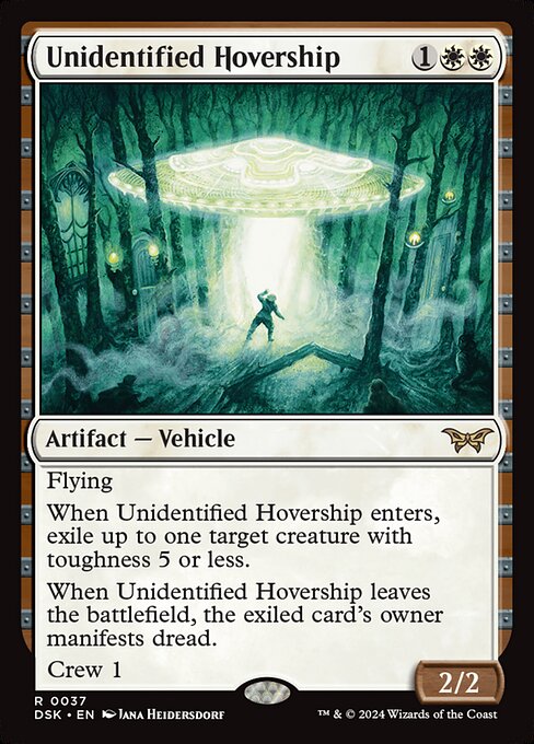 MTG Unidentified Hovership DSK 037 Regular Nonfoil