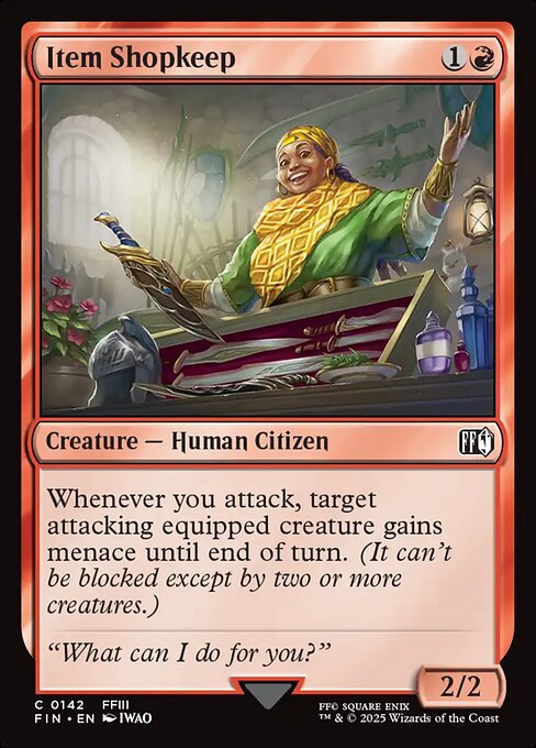 MTG Item Shopkeep FIN 142 Regular Foil