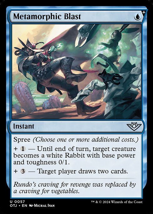 MTG Metamorphic Blast OTJ 057 Regular Foil