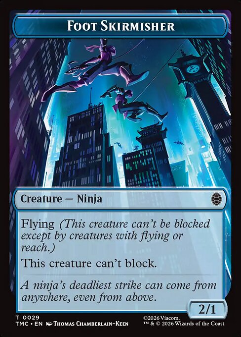 MTG Foot Skirmisher Token TMC 029 Token Nonfoil