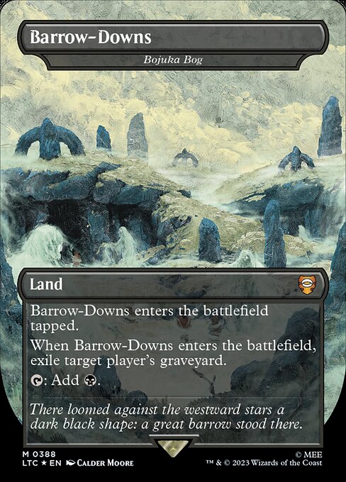 MTG Bojuka Bog LTC 388 Showcase Ring Surge Foil