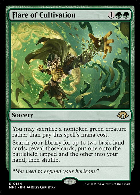 MTG Flare of Cultivation MH3 154 Regular Foil