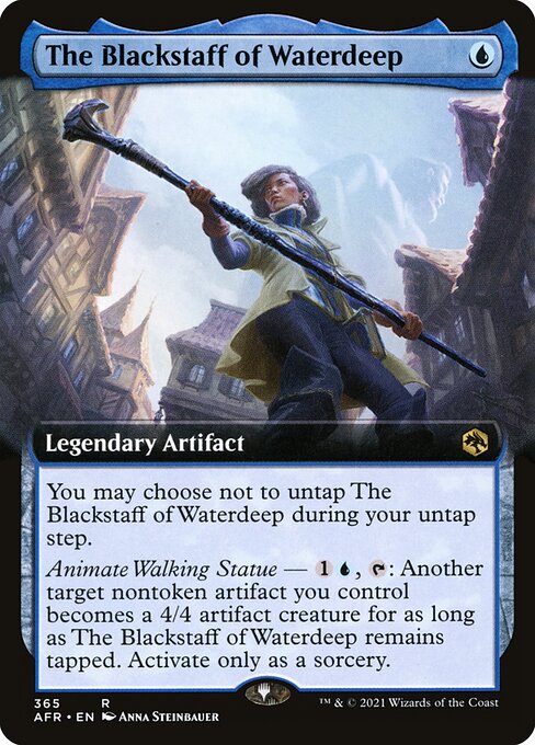 MTG The Blackstaff of Waterdeep AFR 365 Extended Art Nonfoil
