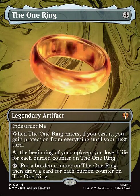 MTG The One Ring HOC 044 Showcase Ring Foil