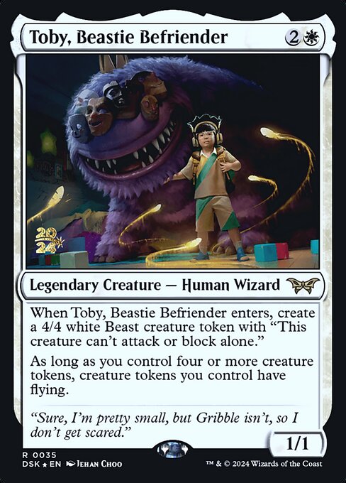 MTG Toby, Beastie Befriender PDSK 035s Prerelease Foil