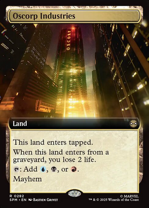 MTG Oscorp Industries SPM 282 Extended Art Foil