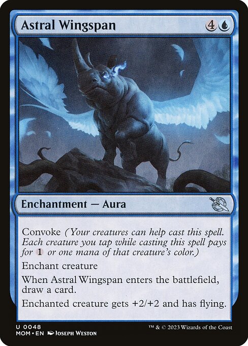 MTG Astral Wingspan MOM 048 Regular Nonfoil
