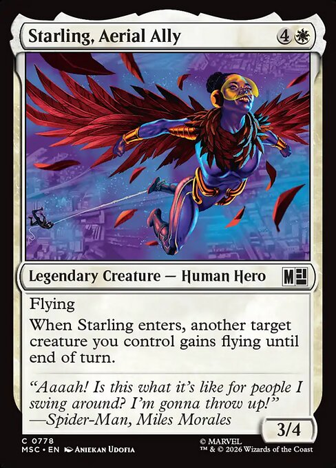 MTG Starling, Aerial Ally MSC 778 Regular Nonfoil