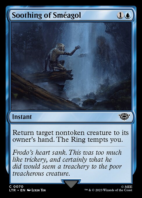MTG Soothing of Sméagol LTR 070 Regular Foil