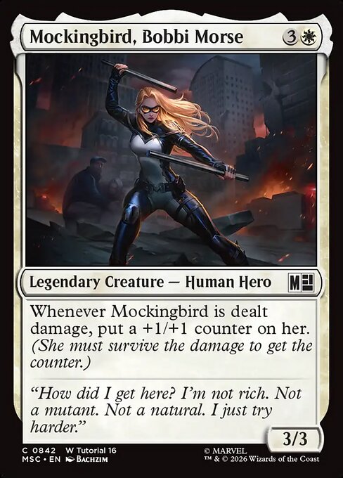 MTG Mockingbird, Bobbi Morse MSC 842 Regular Nonfoil