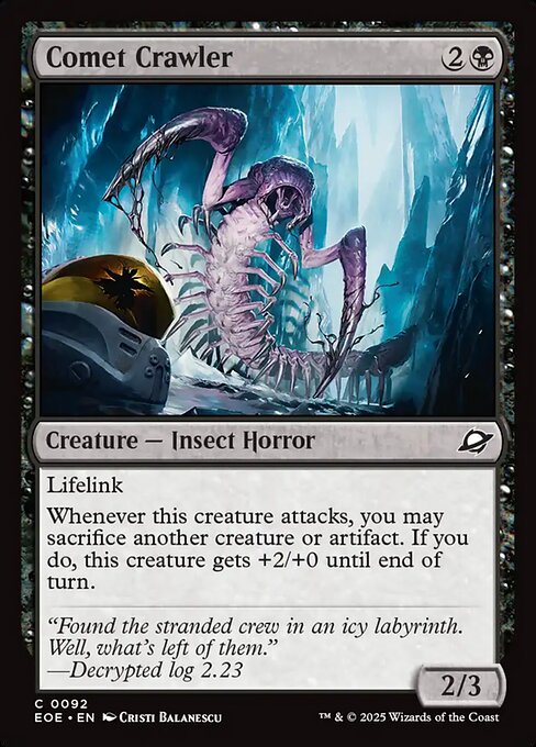 MTG Comet Crawler EOE 092 Regular Foil