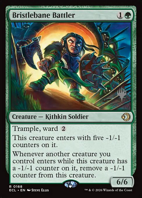 MTG Bristlebane Battler PECL 168p Promo Pack Nonfoil