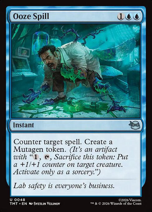 MTG Ooze Spill TMT 048 Regular Foil