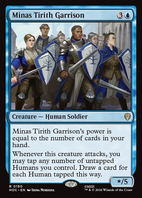 MTG Minas Tirith Garrison HOC 180 Regular Foil