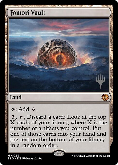 MTG Fomori Vault PBIG 029p Promo Pack Nonfoil