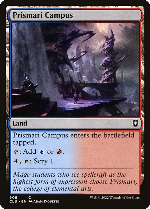 MTG Prismari Campus CLB 909 Commander Deck Nonfoil