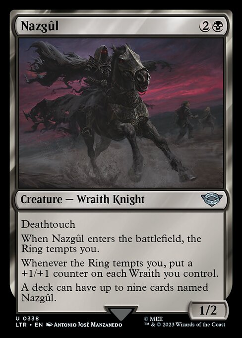 MTG Nazgûl LTR 338 Nazgul Art Variant Foil