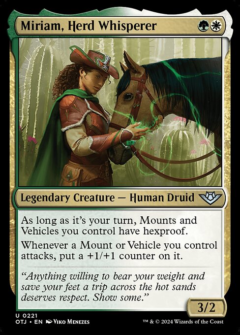 MTG Miriam, Herd Whisperer OTJ 221 Regular Foil